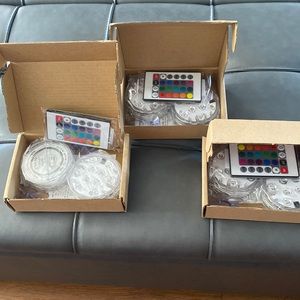 Submersible underwater LED lights